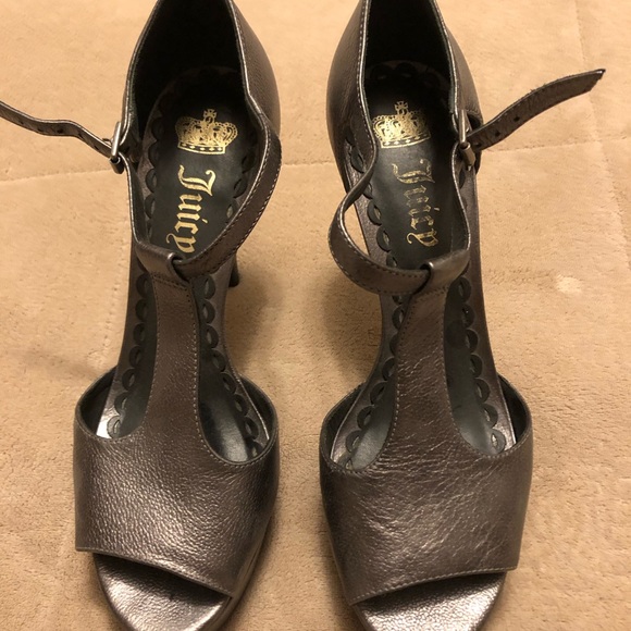 Juicy open toe heels, women’s size 9. - Picture 2 of 4